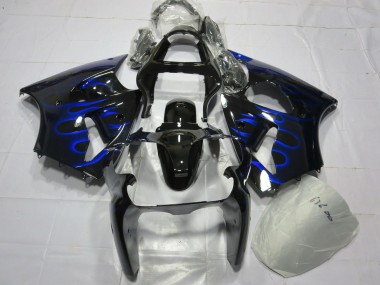 00-02 Flamme Bleue Kawasaki ZX6R Carénage Moto