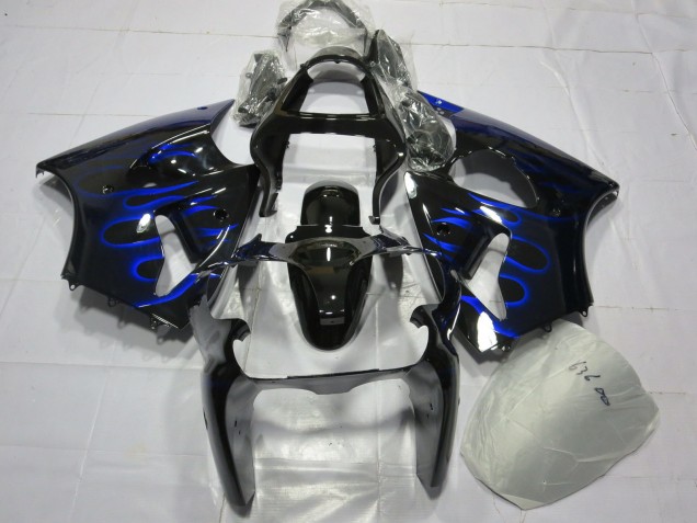 00-02 Flamme Bleue Kawasaki ZX6R Carénage Moto 00-02 Flamme Bleue Kawasaki ZX6R Carénage Moto