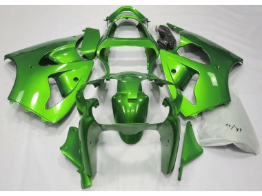 00-02 Vert Métallisé Kawasaki ZX6R Carénage Moto