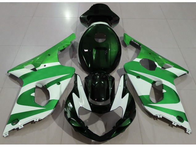 00-02 Vert Profond Suzuki GSXR 1000 Carénage Moto 00-02 Vert Profond Suzuki GSXR 1000 Carénage Moto