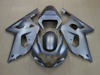 01-03 Argent Mat Suzuki GSXR 600-750 Carénage Moto