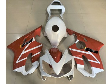 01-03 Blanc Brillant & Orange Honda CBR600 F4i Carénage Moto