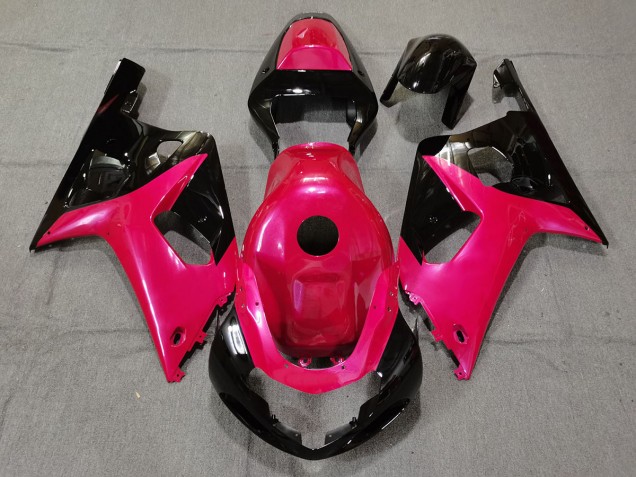 01-03 Rose Brillant & Noir Suzuki GSXR 600-750 Carénage Moto