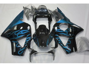 02-03 Bleu Clair Flamme Honda CBR954RR Carénage Moto