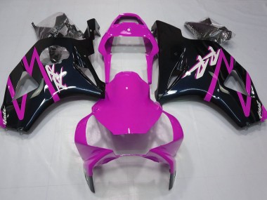 02-03 Noir Brillant & Rose Honda CBR954RR Carénage Moto