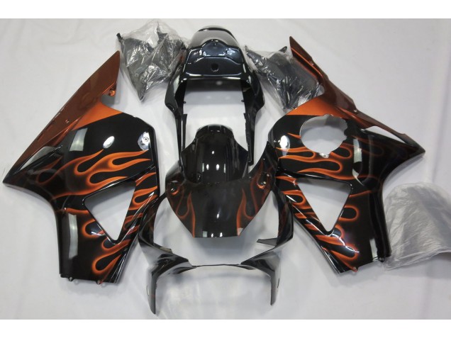 02-03 Orange Flamme Honda CBR954RR Carénage Moto 02-03 Orange Flamme Honda CBR954RR Carénage Moto