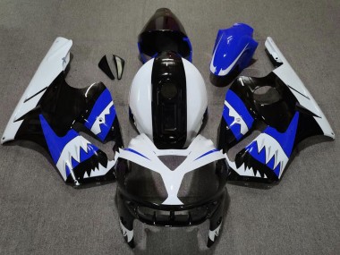 02-05 Requin Bleu Kawasaki ZX12R Carénage Moto