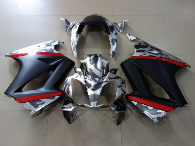 02-12 Mat & Camo Honda VFR800 Carénage Moto 02-12 Mat & Camo Honda VFR800 Carénage Moto