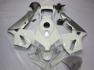 03-04 Argent & Blanc Honda CBR600RR Carénage Moto