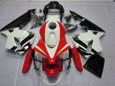 03-04 Blanc Rouge & Noir OEM Honda CBR600RR Carénage Moto