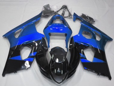 03-04 Bleu Brillant & Noir Suzuki GSXR 1000 Carénage Moto