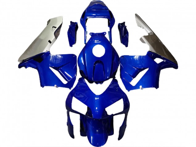 03-04 Bleu Profond & Argent Honda CBR600RR Carénage Moto
