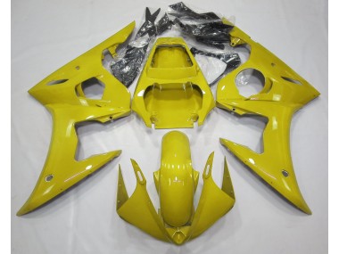 03-04 Jaune Brillant Yamaha R6 Carénage Moto