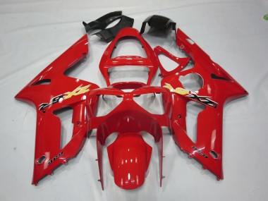 03-04 Ninja Rouge Kawasaki ZX6R Carénage Moto