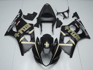 03-04 Noir Mat Rizla Suzuki GSXR 1000 Carénage Moto