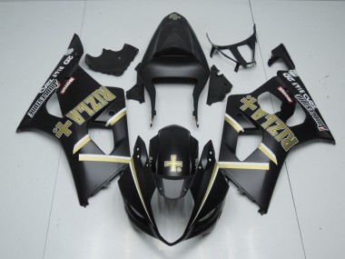03-04 Noir Mat Rizla Suzuki GSXR 1000 Carénage Moto