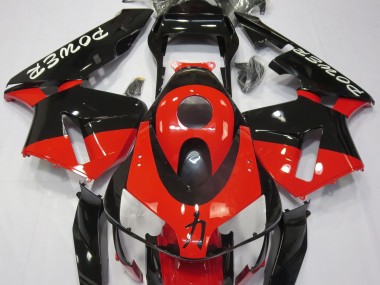 03-04 Puissance Rouge Brillant Honda CBR600RR Carénage Moto