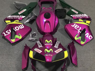03-04 Rose Vif Movistar Honda CBR600RR Carénage Moto