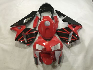 03-04 Rouge Brillant / Noir Honda CBR600RR Carénage Moto