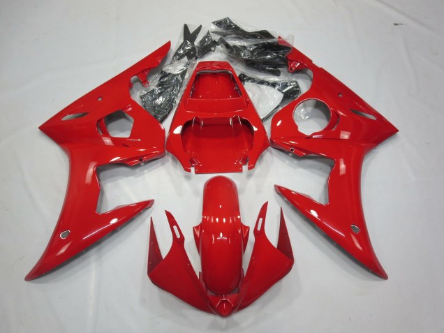 03-04 Rouge Brillant Yamaha R6 Carénage Moto 03-04 Rouge Brillant Yamaha R6 Carénage Moto