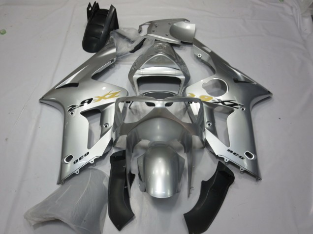 03-04 Style Argent OEM Kawasaki ZX6R Carénage Moto