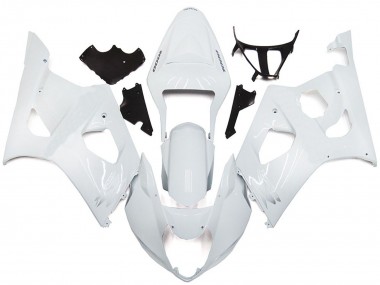 03-04 Style Blanc Brillant Uni Suzuki GSXR 1000 Carénage Moto