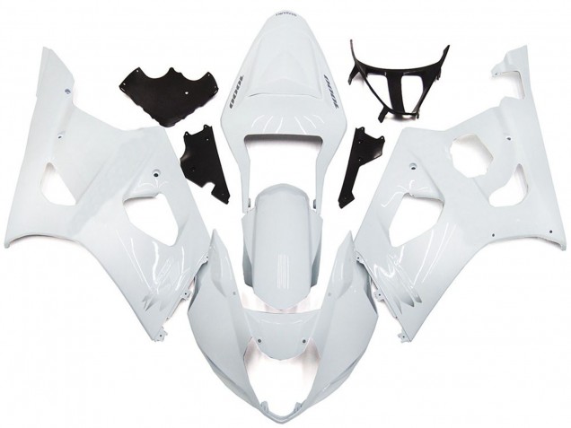 03-04 Style Blanc Brillant Uni Suzuki GSXR 1000 Carénage Moto 03-04 Style Blanc Brillant Uni Suzuki GSXR 1000 Carénage Moto