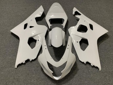 04-05 Blanc Brillant Suzuki GSXR 600-750 Carénage Moto