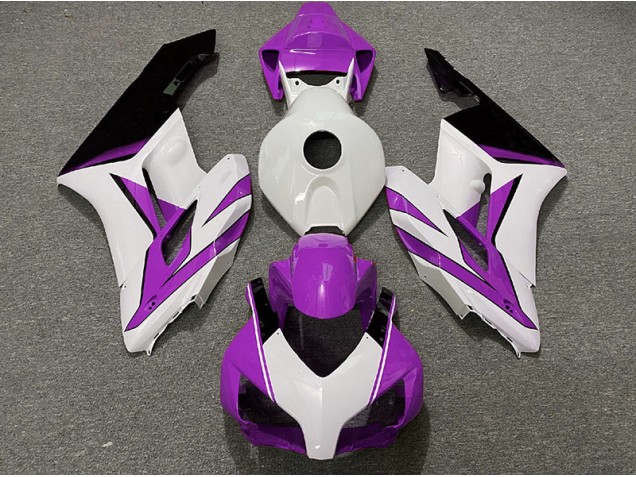 04-05 Blanc Violet & Noir Brillant Honda CBR1000RR Carénage Moto 04-05 Blanc Violet & Noir Brillant Honda CBR1000RR Carénage Moto