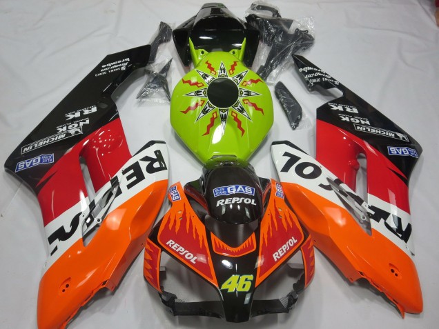 04-05 Citron Rossi Repsol Honda CBR1000RR Carénage Moto