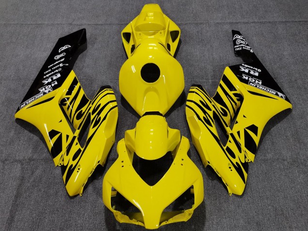 04-05 Giallo Nero Fiamma Honda CBR1000RR Carénage Moto 04-05 Giallo Nero Fiamma Honda CBR1000RR Carénage Moto