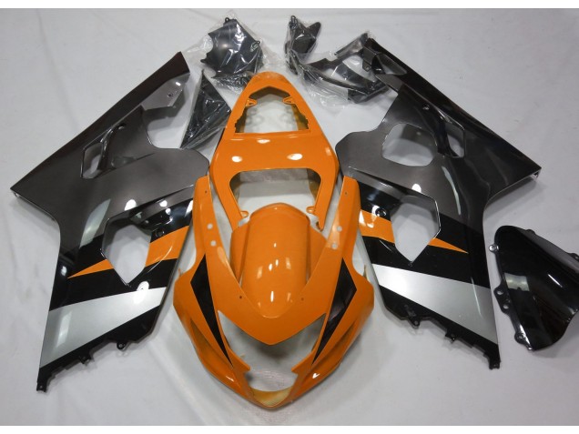 04-05 Orange & Argent Suzuki GSXR 600-750 Carénage Moto