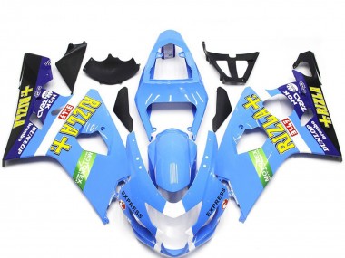 04-05 Style Bleu Clair Rizla Suzuki GSXR 600-750 Carénage Moto