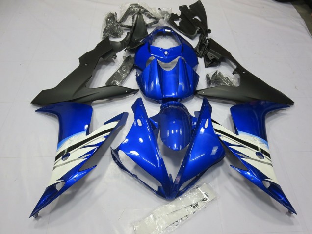 04-06 Bleu & Blanc Yamaha R1 Carénage Moto