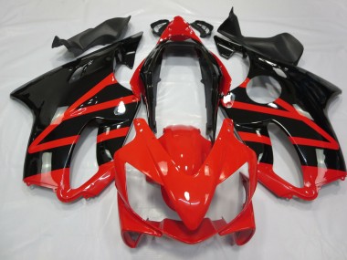 04-07 Noir Brillant & Rouge Honda CBR600 F4i Carénage Moto