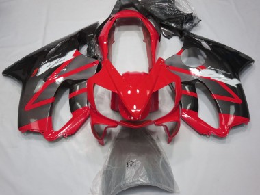 04-07 Rouge Brillant & Gris Honda CBR600 F4i Carénage Moto