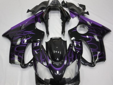 04-07 Violet Flamme Honda CBR600 F4i Carénage Moto