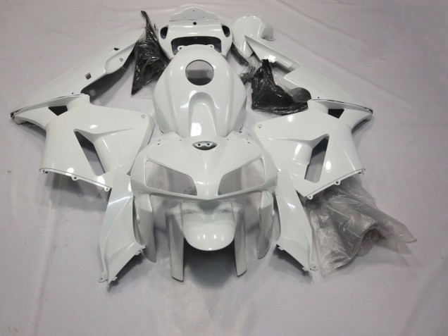 05-06 Blanc Brillant Honda CBR600RR Carénage Moto 05-06 Blanc Brillant Honda CBR600RR Carénage Moto