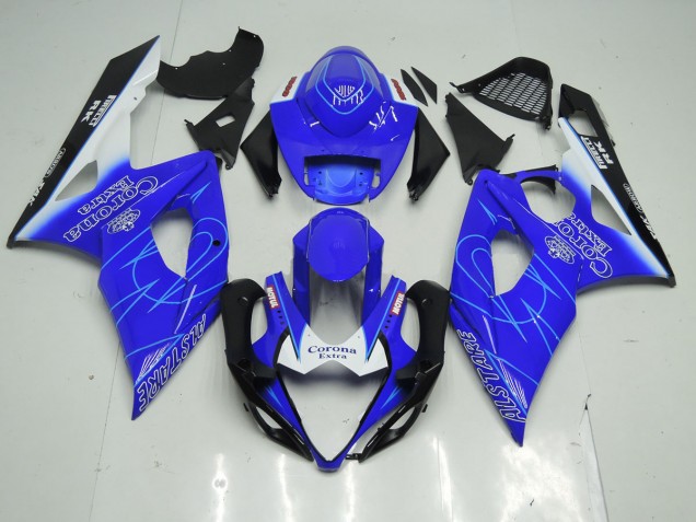 05-06 Bleu & Blanc Corona Suzuki GSXR 1000 Carénage Moto 05-06 Bleu & Blanc Corona Suzuki GSXR 1000 Carénage Moto