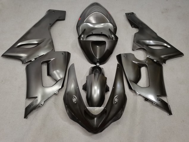 05-06 Métal Argent Kawasaki ZX6R Carénage Moto 05-06 Métal Argent Kawasaki ZX6R Carénage Moto