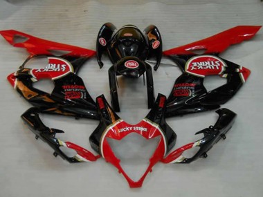 05-06 Noir Lucky Strike Suzuki GSXR 1000 Carénage Moto