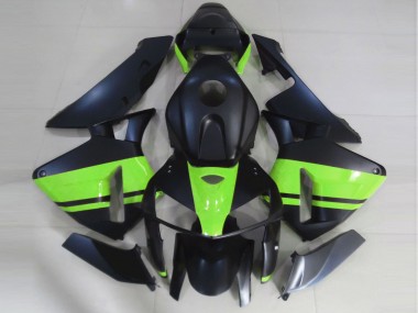 05-06 Noir Mat & Vert Clair Honda CBR600RR Carénage Moto