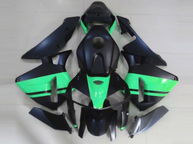 05-06 Noir Mat & Vert Spécial Honda CBR600RR Carénage Moto