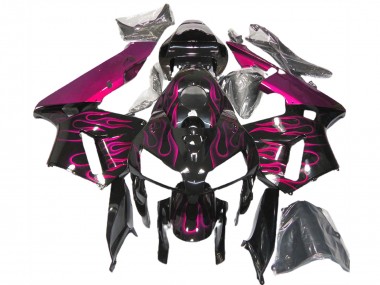 05-06 Rose Brillant Flamme Honda CBR600RR Carénage Moto