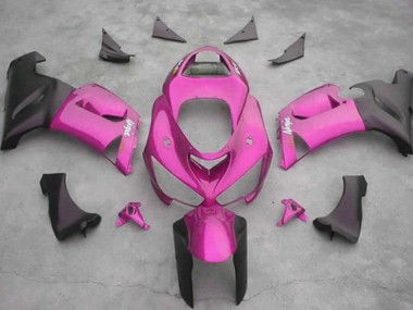 05-06 Rose Kawasaki ZX6R Carénage Moto
