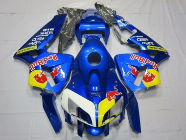 05-06 Style Bleu Rouge Taureau Honda CBR600RR Carénage Moto