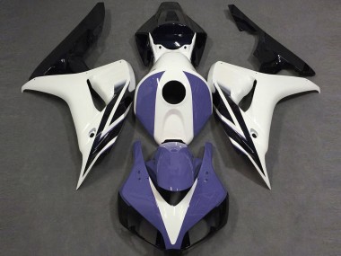 06-07 Blanc Brillant Bleu & Noir Honda CBR1000RR Carénage Moto
