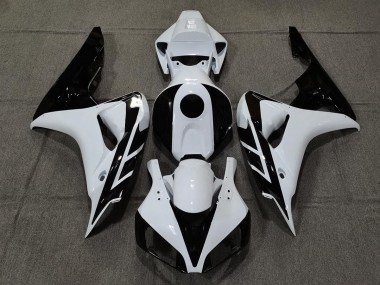 06-07 Blanc Brillant & Noir Honda CBR1000RR Carénage Moto