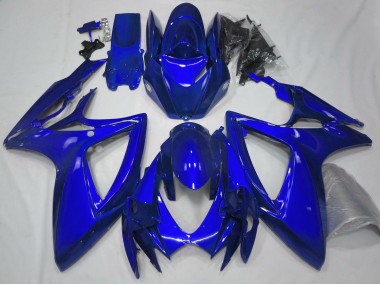 06-07 Bleu Brillant Uni Suzuki GSXR 600-750 Carénage Moto