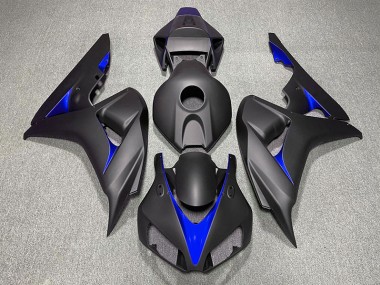 06-07 Noir Mat & Bleu Honda CBR1000RR Carénage Moto